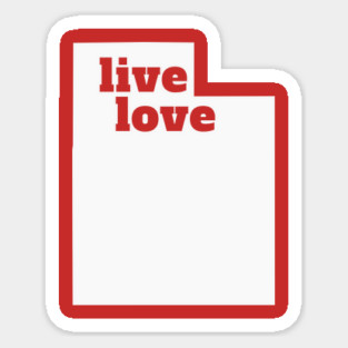 Utah - Live Love Utah Magnet