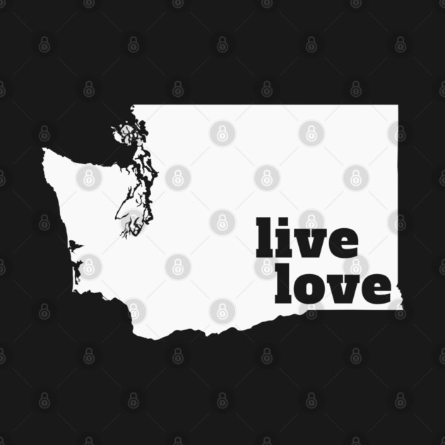 Washington - Live Love Washington by Yesteeyear
