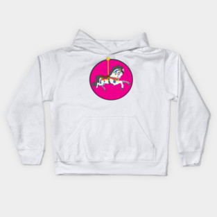 Carousel Horse Kids Hoodie