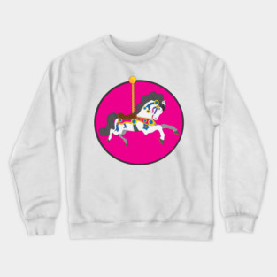 Carousel Horse Crewneck Sweatshirt