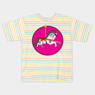 Carousel Horse Kids T-Shirt