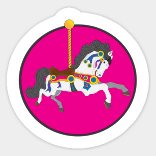 Carousel Horse Sticker