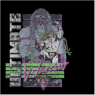 Ultimate Warrior Retro Posters and Art