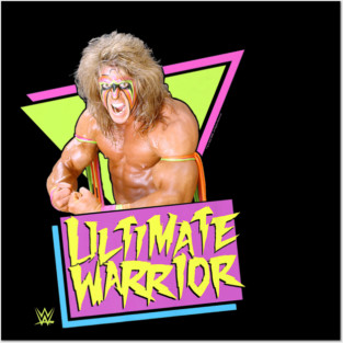 Ultimate Warrior Retro Flex Posters and Art