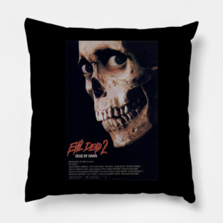Classic Horror Movie Poster - Evil Dead 2 Pillow