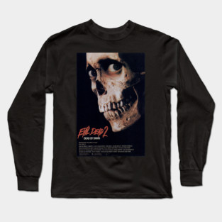 Classic Horror Movie Poster - Evil Dead 2 Long Sleeve T-Shirt