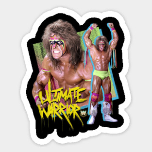 Ultimate Warrior Pose Sticker