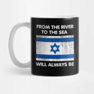 Patriotic Jewish, Israel Flag, Stand with Israel Mug