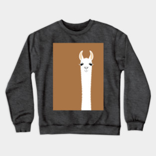LLAMA ALPACA PORTRAIT #9 Crewneck Sweatshirt