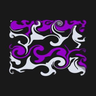 Waving swirl AJO T-Shirt