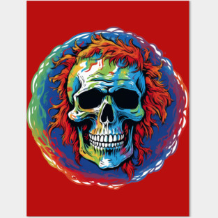 Deadhead Circular Logo Posters and Art