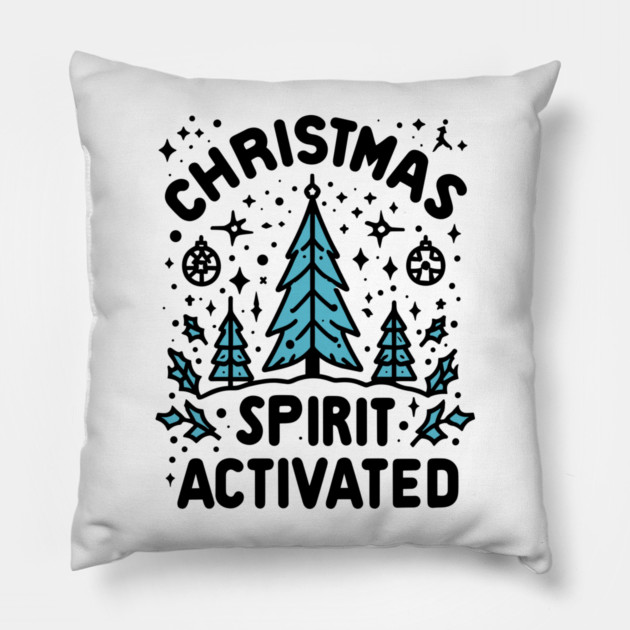 Christmas Spirit Activated Pillow by Frank Ring