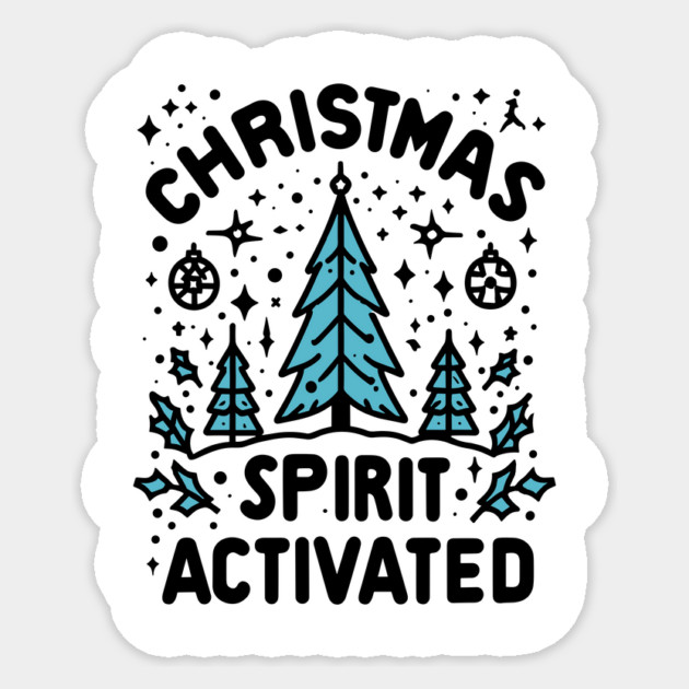 Christmas Spirit Activated Sticker by Frank Ring