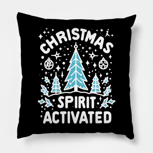 Christmas Spirit Activated Pillow by Frank Ring