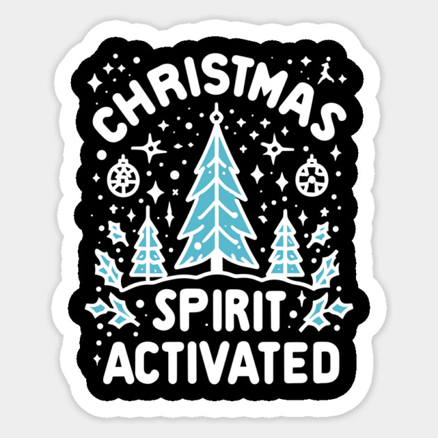 Christmas Spirit Activated Sticker by Frank Ring