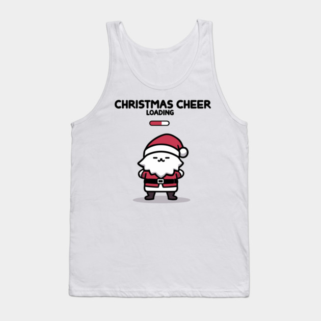 Christmas Cheer Loading Tank Top by Frank Ring