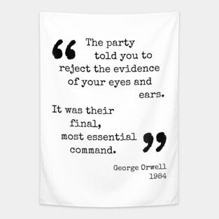 George Orwell Quote Tapestry