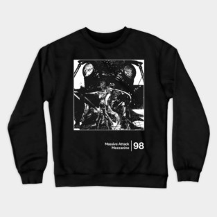 Mezzanine / Minimalist Style Graphic Artwork Design Crewneck Sweatshirt