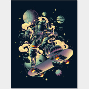 SPACE GRIND Posters and Art