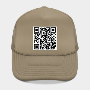 Rick Roll QR Code Hat