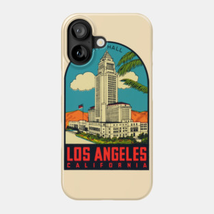 1940s Los Angeles City Hall Phone Case