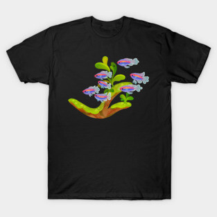 Fresh water fish and plants - Congo tetra T-Shirt