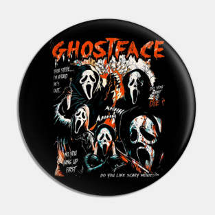 Scream Splatter Pin