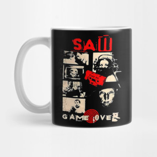 Vintage Saw Jigsaw Game Over Mug