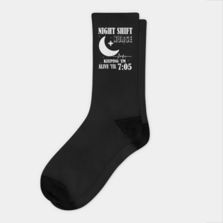 Night Shift Nurse Socks
