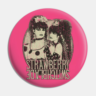 Strawberry Switchblade 1981 Pin
