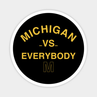 Michigan vs Everybody jordan Magnet