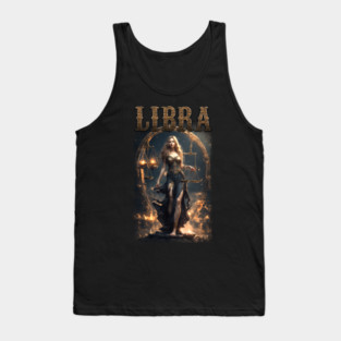 Libra Zodiac Tank Top
