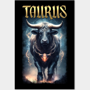 Taurus Zodiac Posters and Art