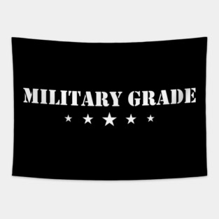 Military Grade Army White Tapestry