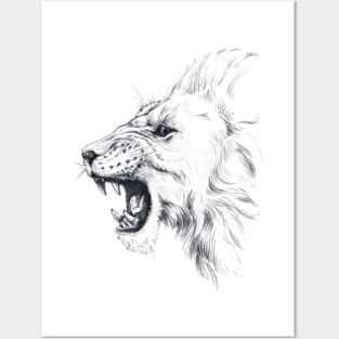 Lion Posters and Art