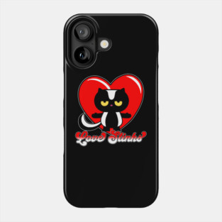 Retro Love Stinks Phone Case