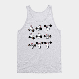Olympic Lifting Siamese Cat Tank Top