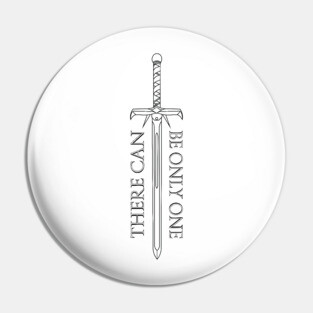 Highlander - There can be only one - Kurgan sword Pin