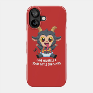 Cheeky Krampus Holiday Greetings Phone Case