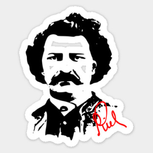 Louis Riel - Metis Leader - Manitoba Canada History Sticker