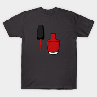 Red Nail Polish Bottle T-Shirt