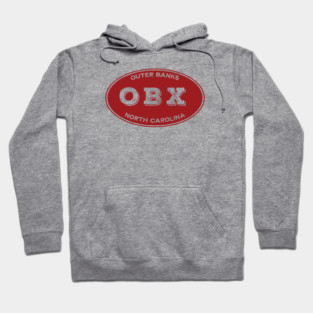 OBX Oval in Red Hoodie
