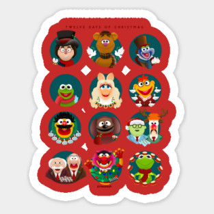 The Muppets Twelve Days of Christmas Carol Sticker
