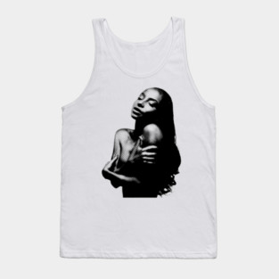 Sade Adu 80s 90s - Vintage Halftone Style Tank Top