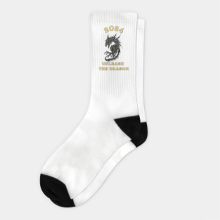 2024 Year Of The Dragon Chinese New Year Socks