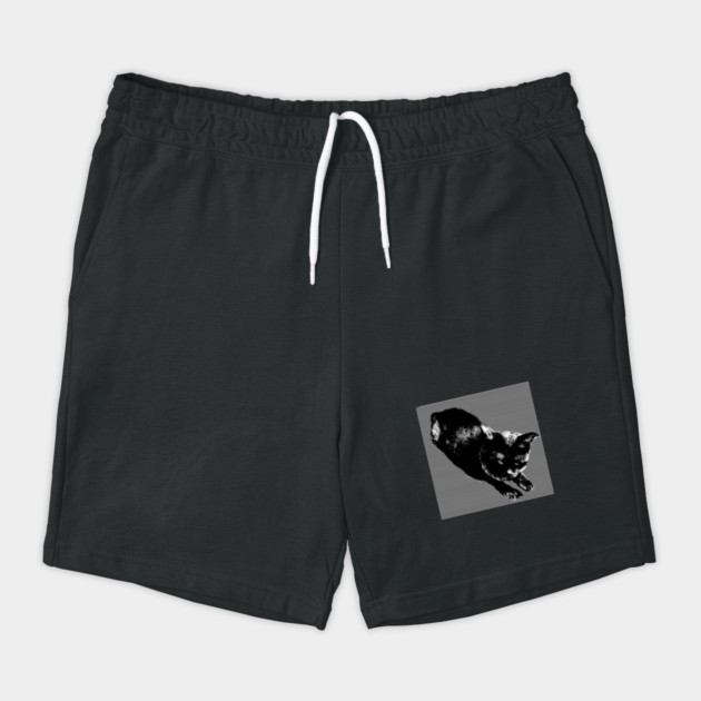 Graphic Black Cat by DonWillisJrArt