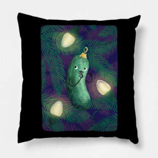 Find the Christmas Pickle! Pillow