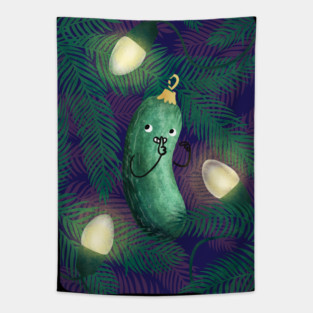 Find the Christmas Pickle! Tapestry