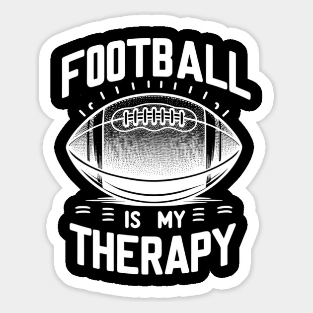 Football is my Therapy Magnet by Frank Ring