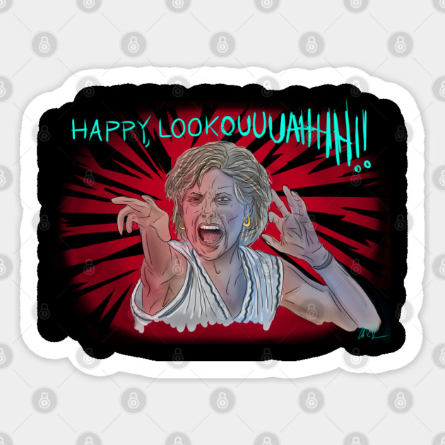Happy Gilmore/Creepshow: Look Out Ahh Sticker by 51Deesigns